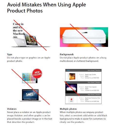 contoh brand guideline Apple