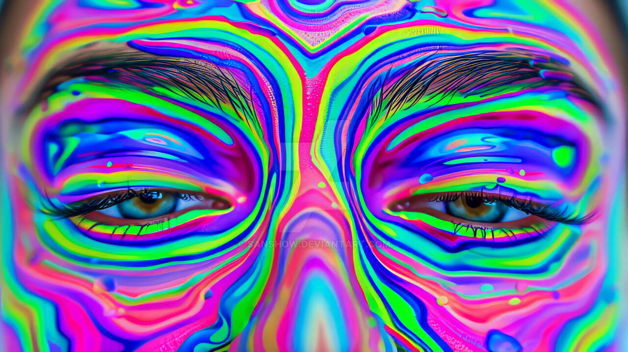 gaya desain psychedelic