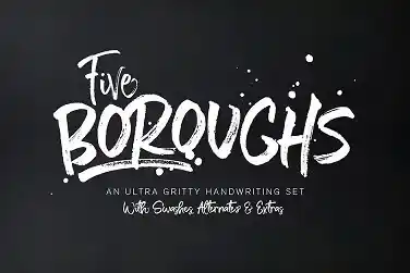 fiveboroughs font