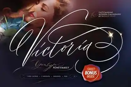font outstanding victoria