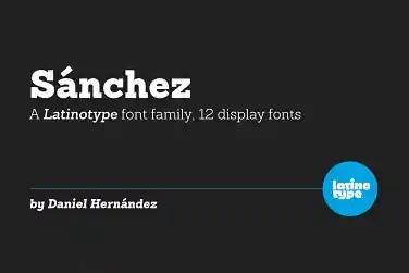 sanchez font