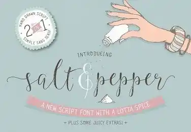 typeface sald dan pepper