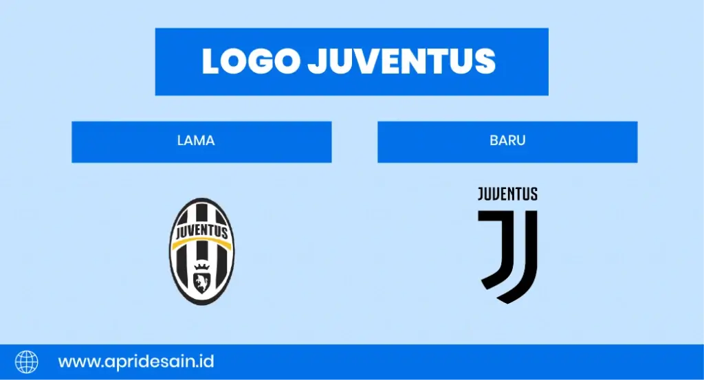 logo lama juventus vs logo baru juventus