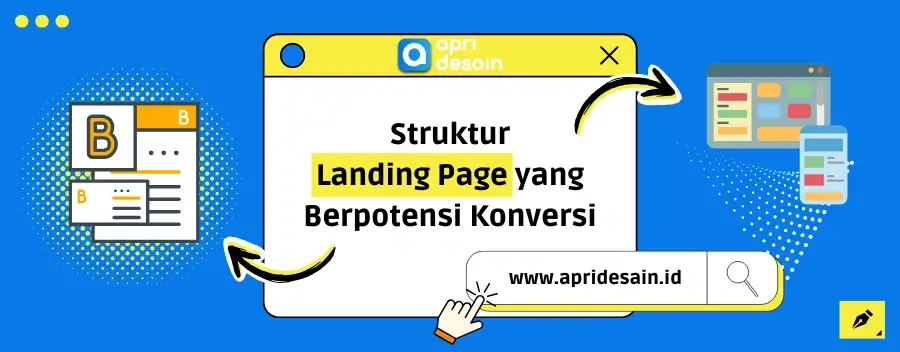 struktur landing page fi