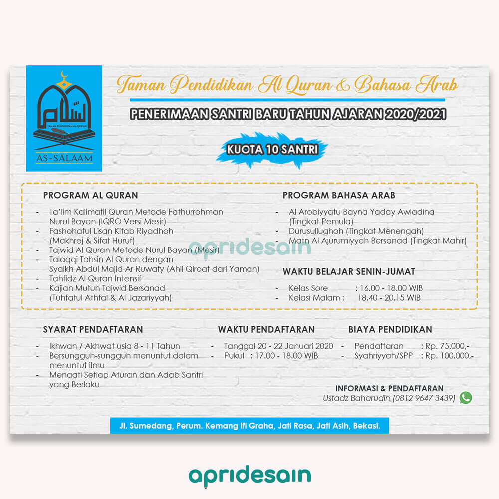 brosur flyer alquran