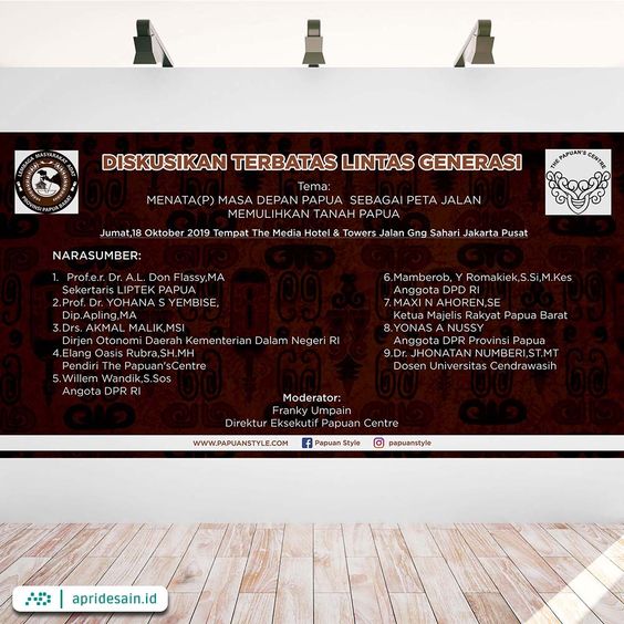 desain backdrop murah