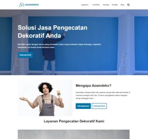 pembuatan website azamdeko
