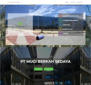 pembuatan website pt mugi berkah sedaya