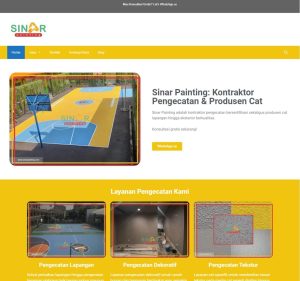 pembuatan website sinarpainting
