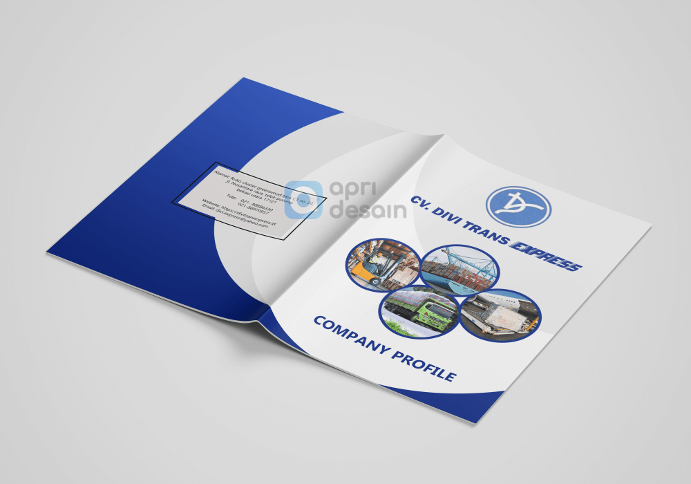 jasa desain company profile cv divi trans express 1
