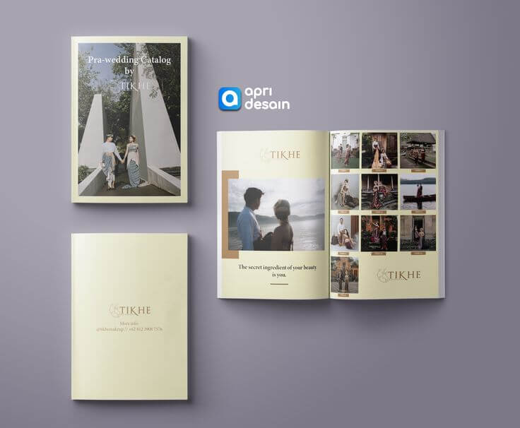 jasa desain katalog foto pre wedding
