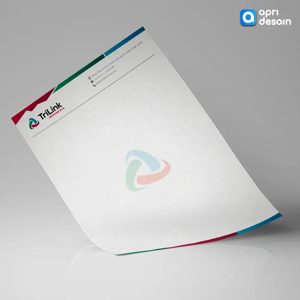 jasa desain kop surat trilink by apridesain