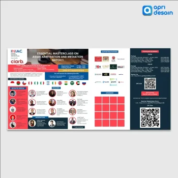 desain brosur flyer INIAC
