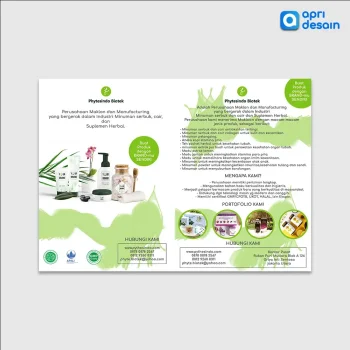 desain brosur flyer pt phytesindo biotek