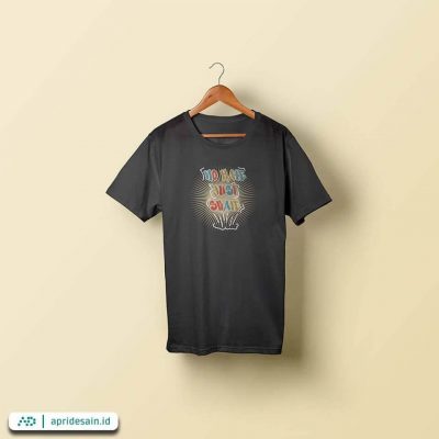 desain kaos distro hitam