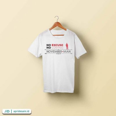 desain kaos november man