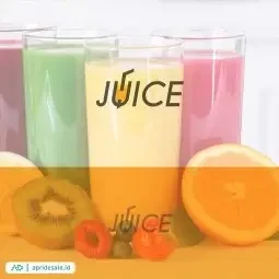 desain logo kedai minuman jus