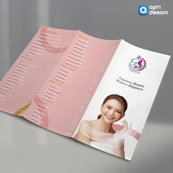 jasa desain brosur flyer salon kecantikan