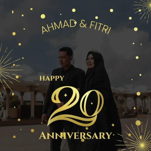 jasa desain kartu ucapan anniversary pernikahan